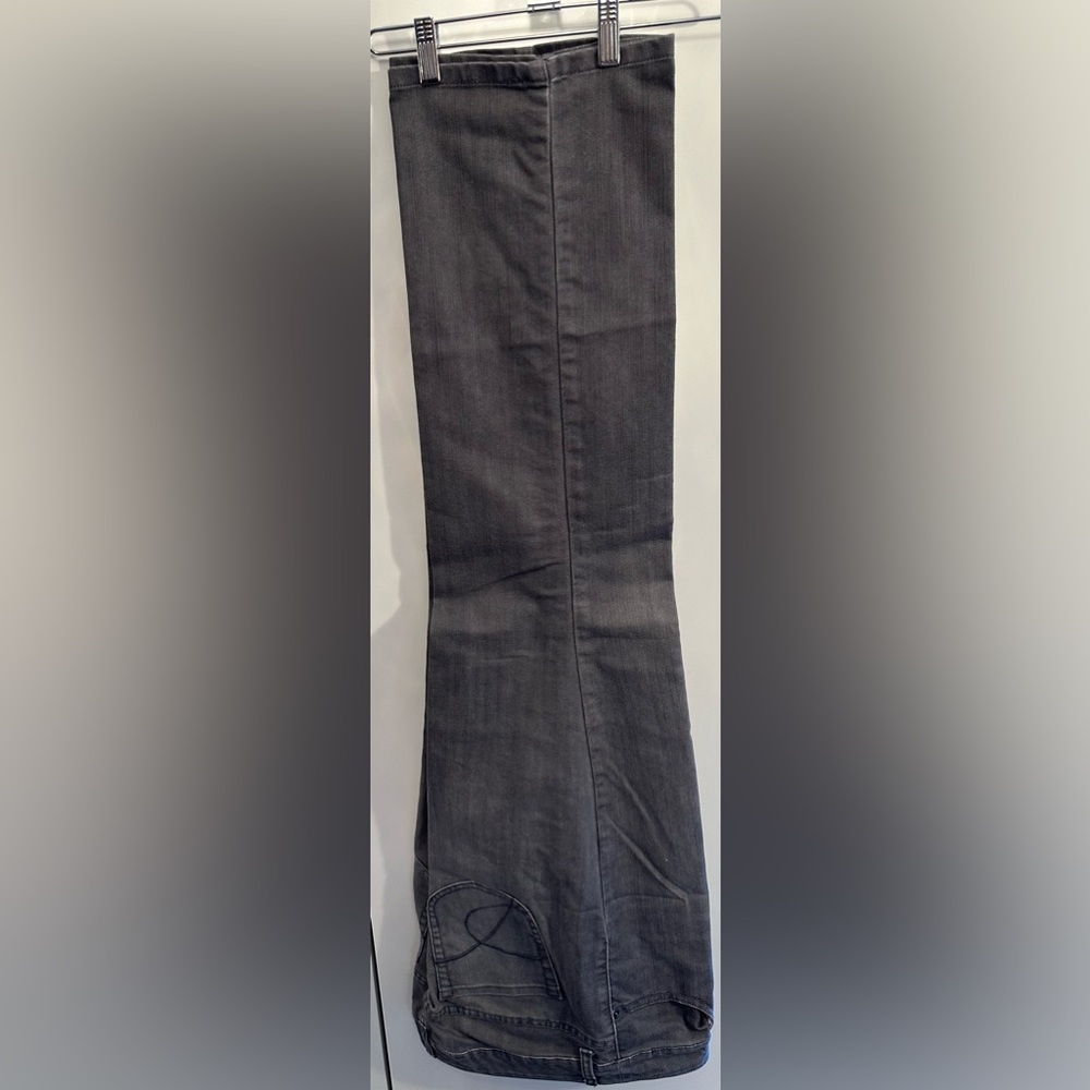 Chico’s Grey Flare Leg Jeans, Size 3